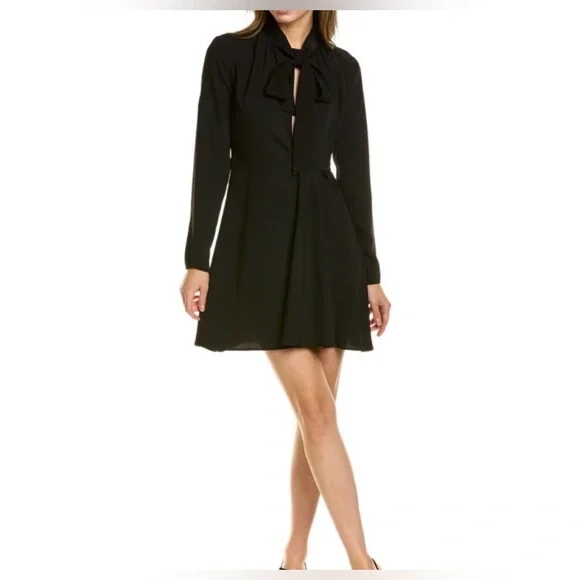 The Kooples Black Long Sleeve Dress NWT - Picture 2 of 6